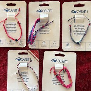 4Ocean Lot of 5 bracelets